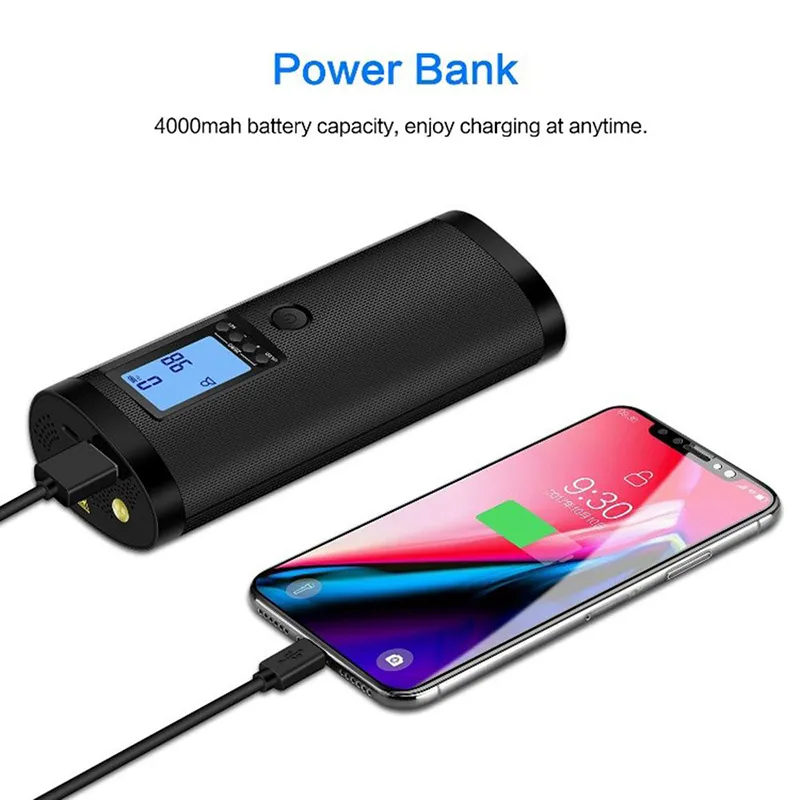 Portable Air Bike Pump Mini Electric Inflator Rechargeable Air Pump Auto Car Inflatable Rechargeable Compressor Portable Air Bike Pump Mini Electric Inflator Rechargeable Air Pump Auto Car Inflatable Rechargeable Compressor