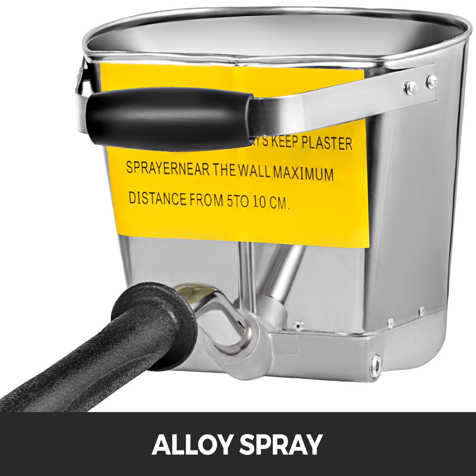 Vevor Spray Gun for Painting Walls Ceilings Cement Mortar Sprayer Plaster Hopper Gun With 4 Jet Hopper Ladle Construction Tool