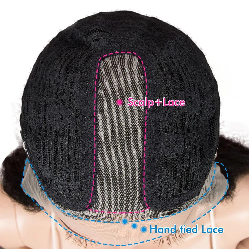 FREEDOM Synthetic Lace Wigs For Black Women Deep Curly Wig Ombre Blonde Scalp With Lace Wig 30 Inch Cosplay Wigs