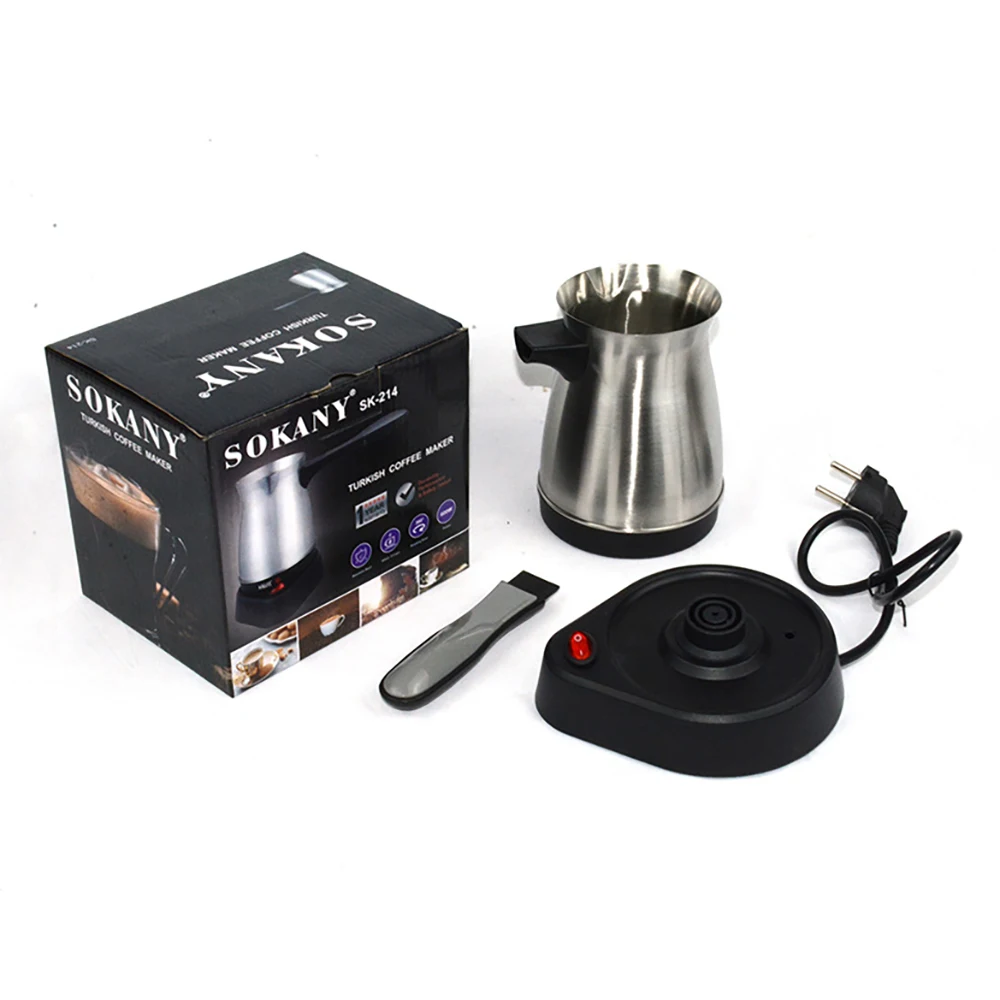 220V 5 Cup Electric Turkish Greek Coffee Maker Stainless Steel Machine Moka Pot 2023 New 220V 5 Cup Electric Turkish Greek Coffee Maker Stainless Steel Machine Moka Pot 2023 New