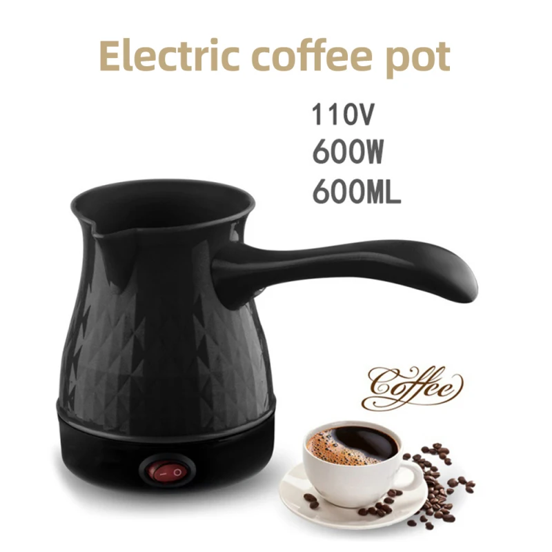 600ml Turkish Coffee Pot Greek Arabic Coffee Maker Portable 600W Stainless Steel Electric Tea Kettle with Anti Scald Handle 600ml Turkish Coffee Pot Greek Arabic Coffee Maker Portable 600W Stainless Steel Electric Tea Kettle with Anti Scald Handle
