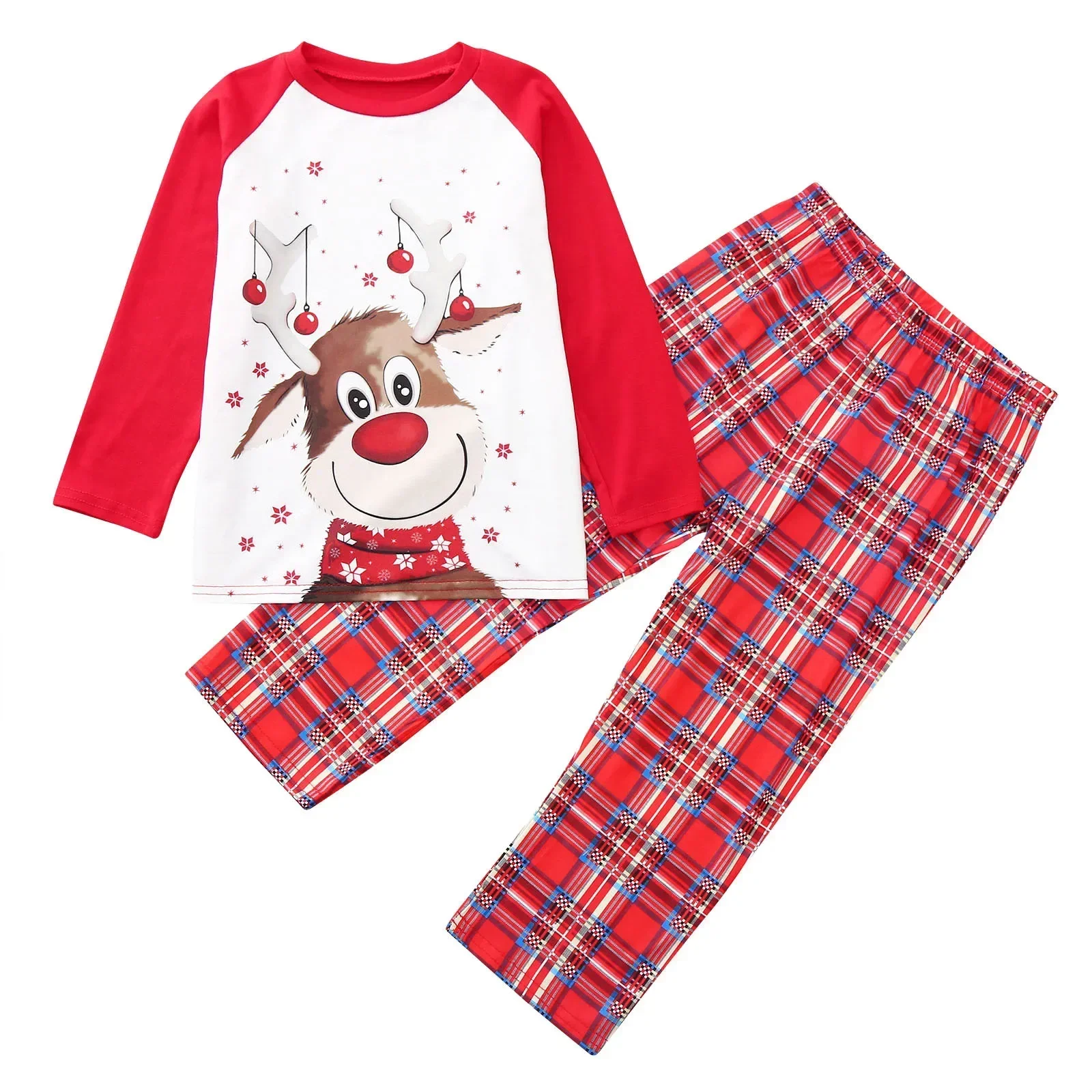 Mother Kids Adult Baby Xmas Family Matching Outfits Christmas Pajamas Family Clothes 2023 Family Christmas Pajamas Set Deer