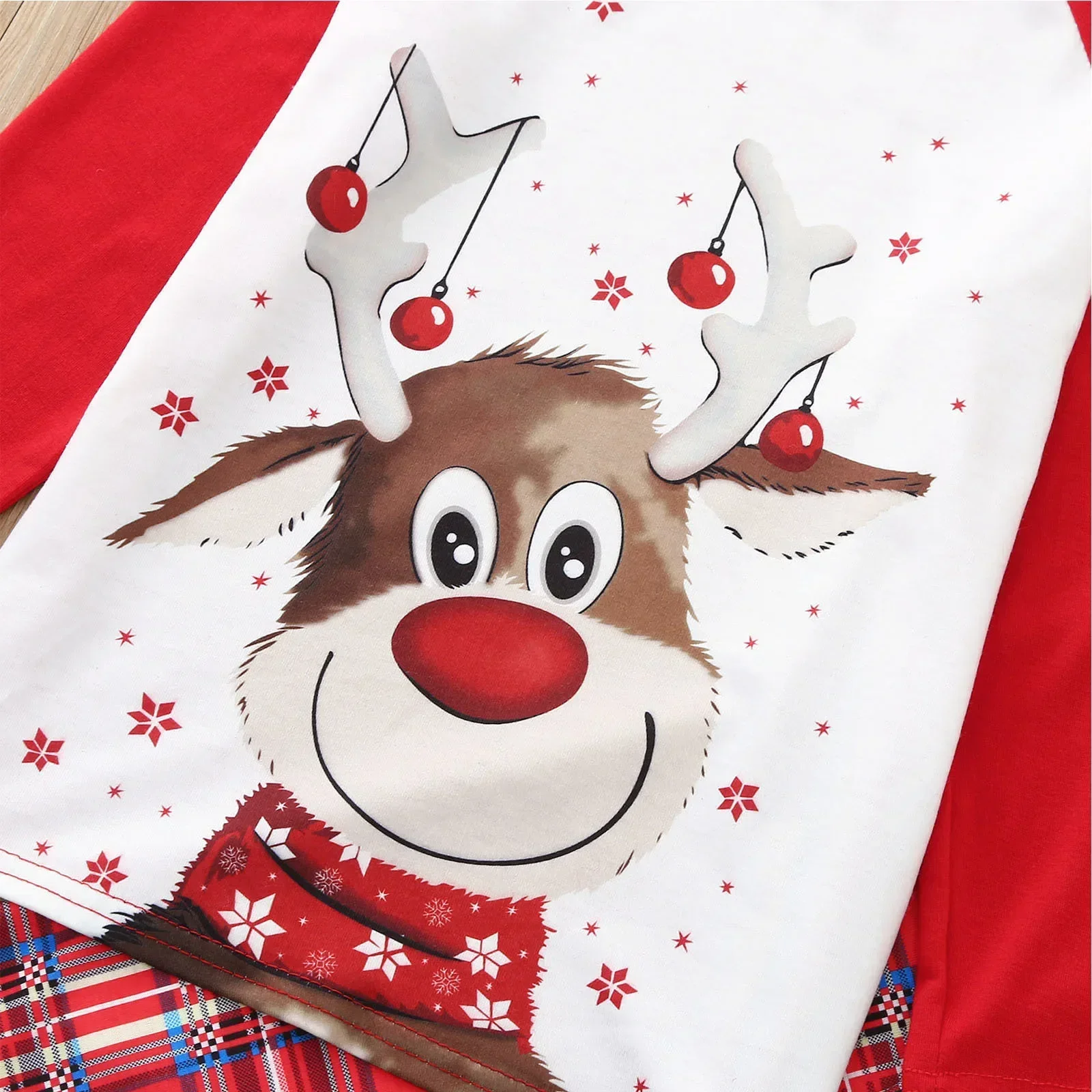 Mother Kids Adult Baby Xmas Family Matching Outfits Christmas Pajamas Family Clothes 2023 Family Christmas Pajamas Set Deer