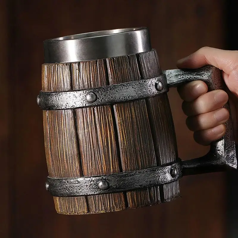 Wooden Beer Tankard Wooden Beer Tankard